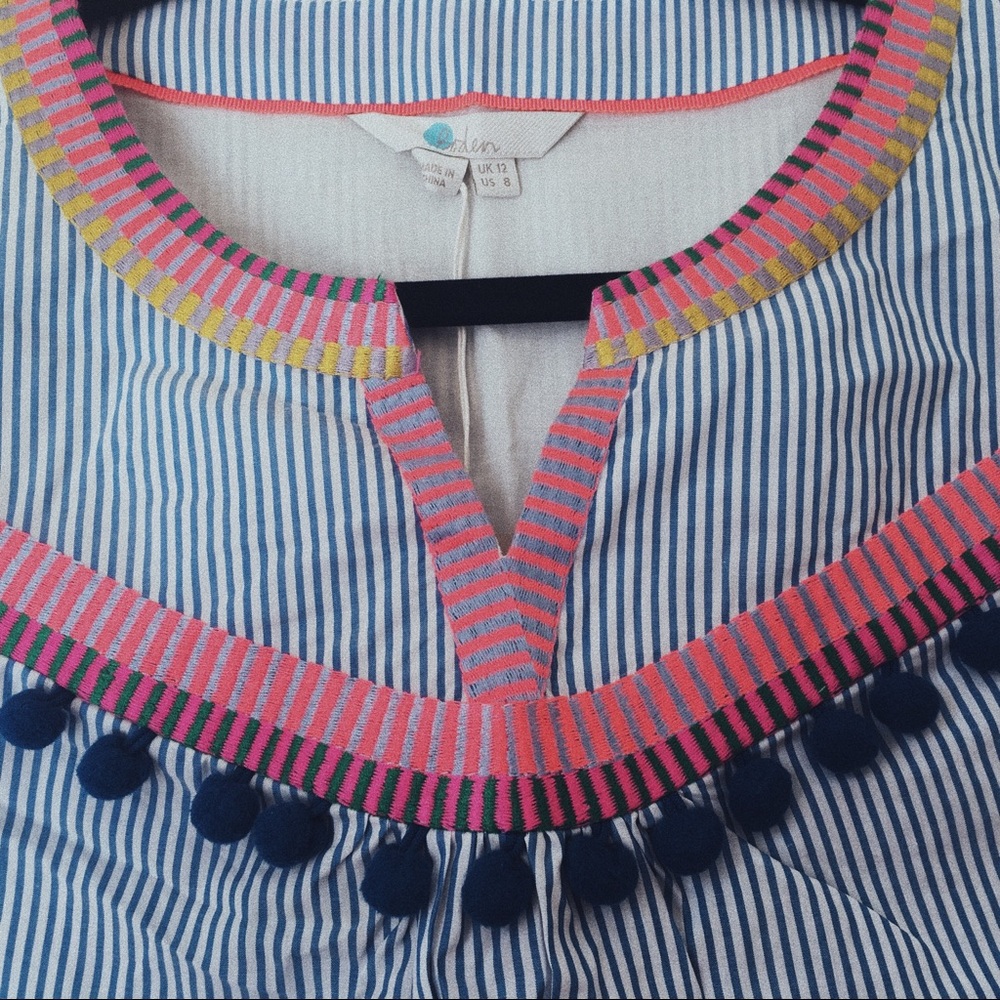 Sleeveless Stripped Top